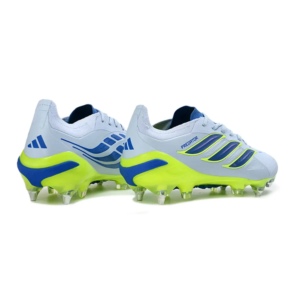 Chuteira Campo Adidas Predator 26 Elite SG – Azul e Verde