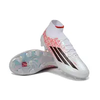 Chuteira Campo Adidas F50 Cano Médio FG Branco e Vermelho - Yamal - imagem 5