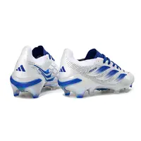 Chuteira Campo Adidas Predator 26 Elite FG Branco e Azul - imagem 4