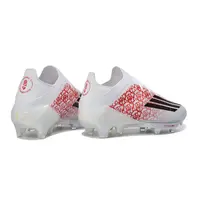 Chuteira Campo Adidas F50+ FG Branco e Vermelho - Yamal - imagem 4