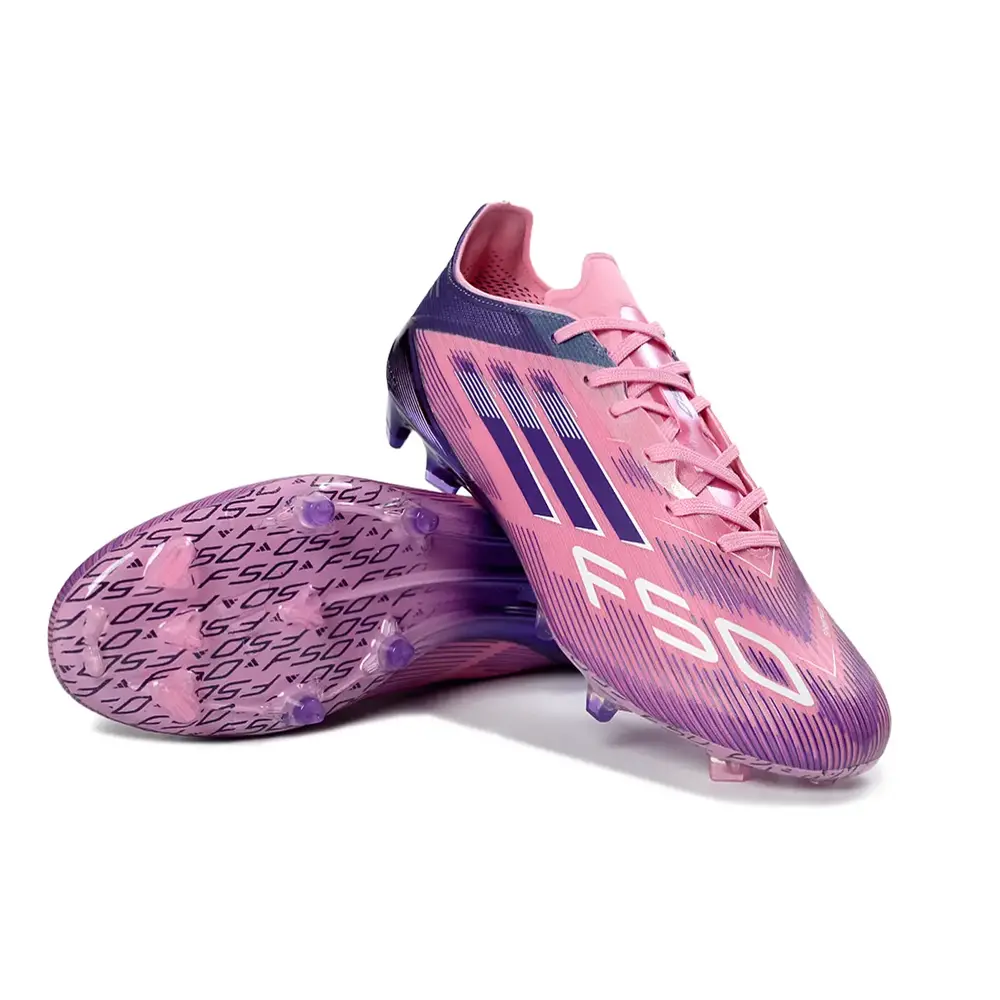 Chuteira Campo Adidas F50 FG Rosa e Roxo