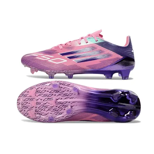 Chuteira Campo Adidas F50 FG Rosa e Roxo