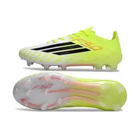 Chuteira Campo Adidas F50 FG Branco, Verde e Vermelho - imagem 2
