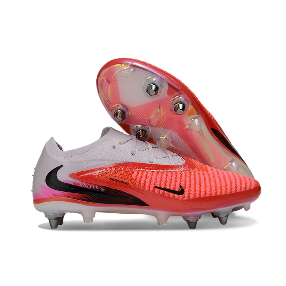 Chuteira Campo Nike Phantom GX 6 Elite Trava Mista Cinza e Laranja - United Pack