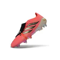 Chuteira Campo Adidas Predator Tongue 26 Elite Ponta de Aluminio Laranja e Dourado - imagem 6