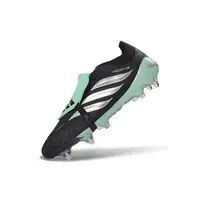 Chuteira Campo Adidas Predator Tongue 26 Elite Ponta de Aluminio Preto e Verde  - imagem 6