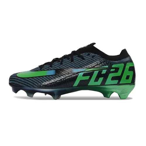Chuteira Campo Nike Air Zoom Mercurial Vapor 16 Elite FG Preto e Verde