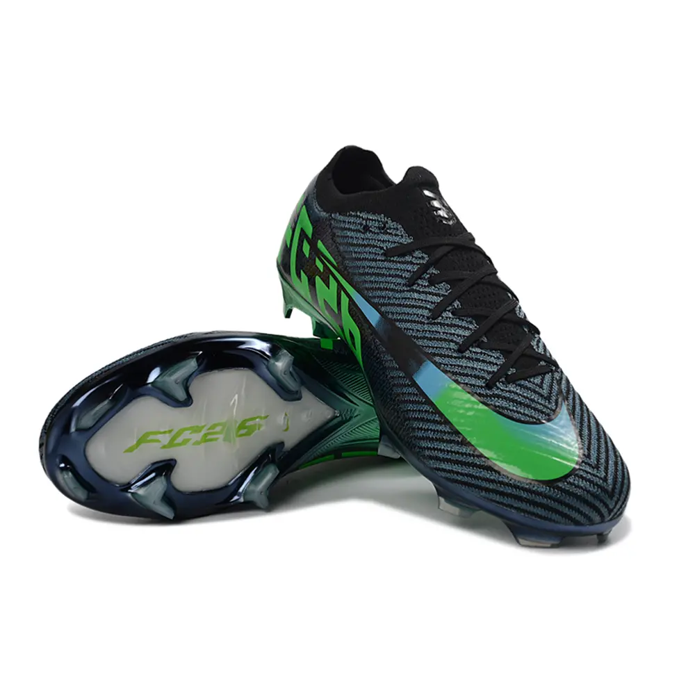 Chuteira Campo Nike Air Zoom Mercurial Vapor 16 Elite FG Preto e Verde