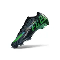 Chuteira Campo Nike Air Zoom Mercurial Vapor 16 Elite FG Preto e Verde - imagem 5
