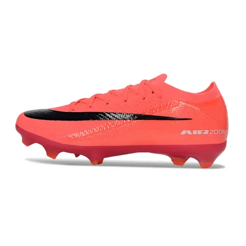 Chuteira Campo Nike Air Zoom Mercurial Vapor 16 Elite FG Salmão e Preto