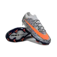 Chuteira Campo Nike Air Zoom Mercurial Vapor 16 Elite FG Cinza, Preto e Laranja - imagem 5