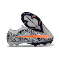 Chuteira Campo Nike Air Zoom Mercurial Vapor 16 Elite FG Cinza, Preto e Laranja - imagem 3