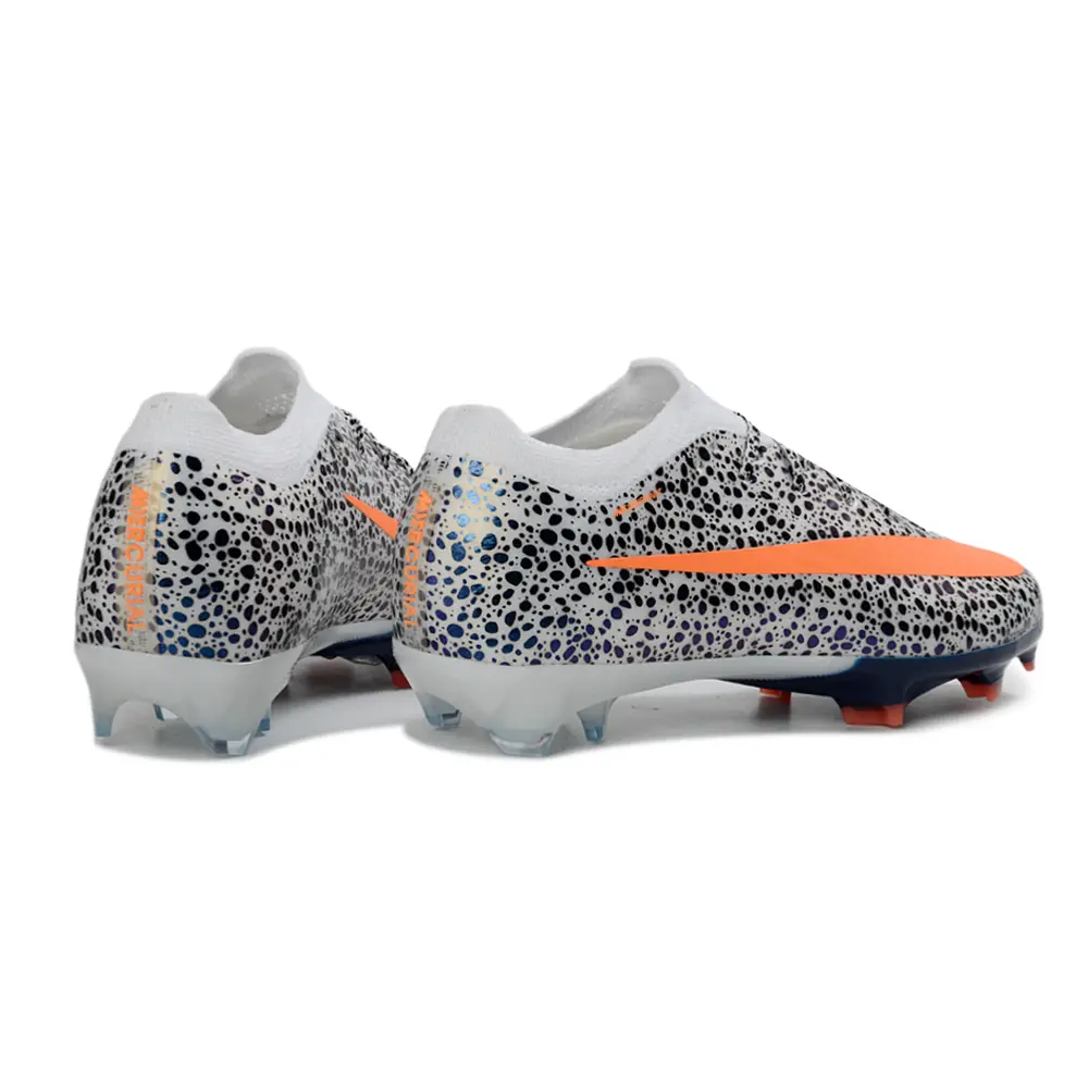 Chuteira Campo Nike Air Zoom Mercurial Vapor 16 Elite FG Cinza, Preto e Laranja