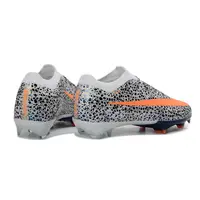 Chuteira Campo Nike Air Zoom Mercurial Vapor 16 Elite FG Cinza, Preto e Laranja - imagem 4