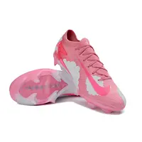 Chuteira Campo Nike Air Zoom Mercurial Vapor 16 Elite FG Rosa e Branco Nuvem - imagem 5