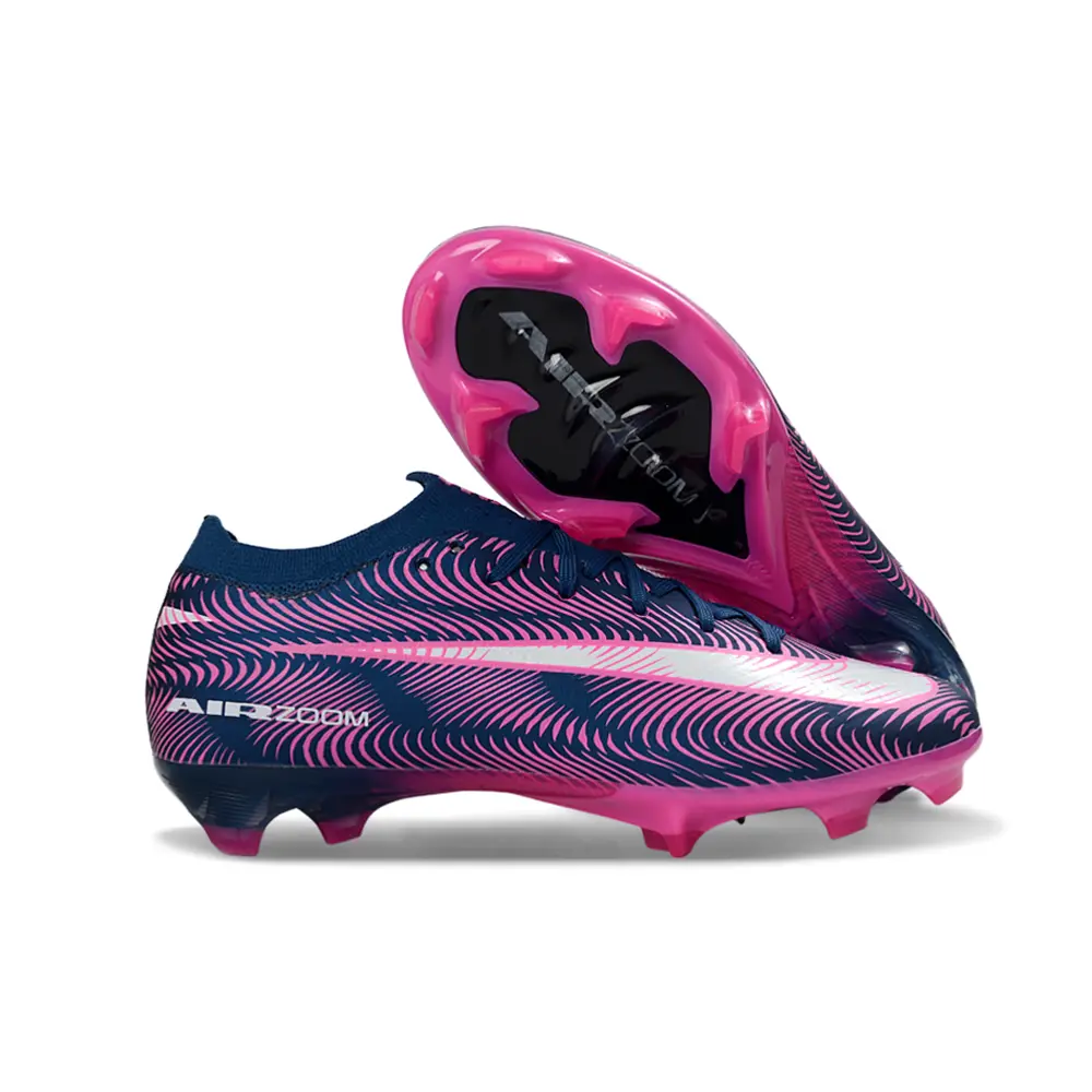 Chuteira Campo Nike Air Zoom Mercurial Vapor 16 Elite FG Azul Marinho 