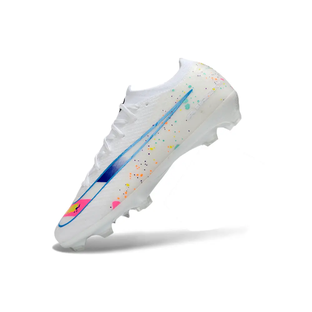 Chuteira Campo Nike Air Zoom Mercurial Vapor 16 Elite FG Branco e Colorido