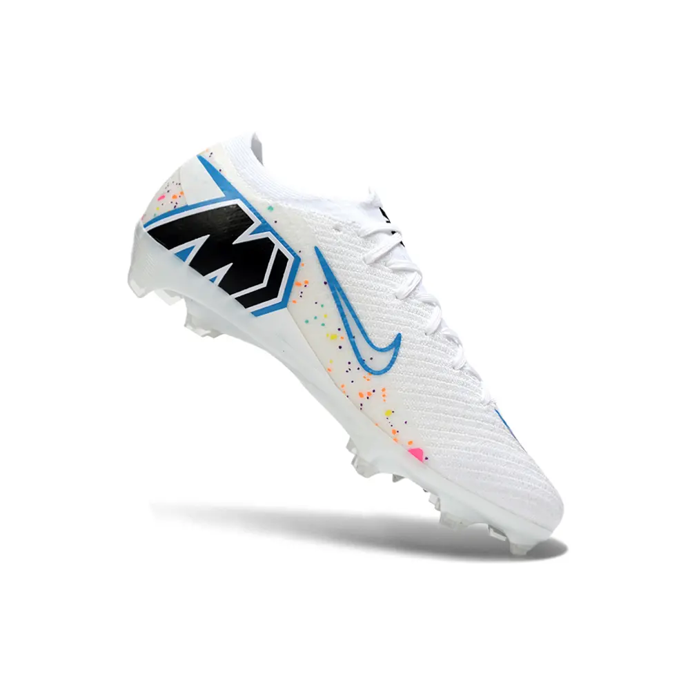 Chuteira Campo Nike Air Zoom Mercurial Vapor 16 Elite FG Branco e Colorido