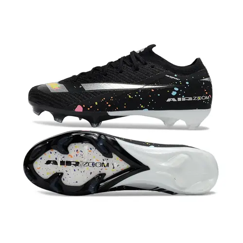 Chuteira Campo Nike Air Zoom Mercurial Vapor 16 Elite FG Preto e Colorido