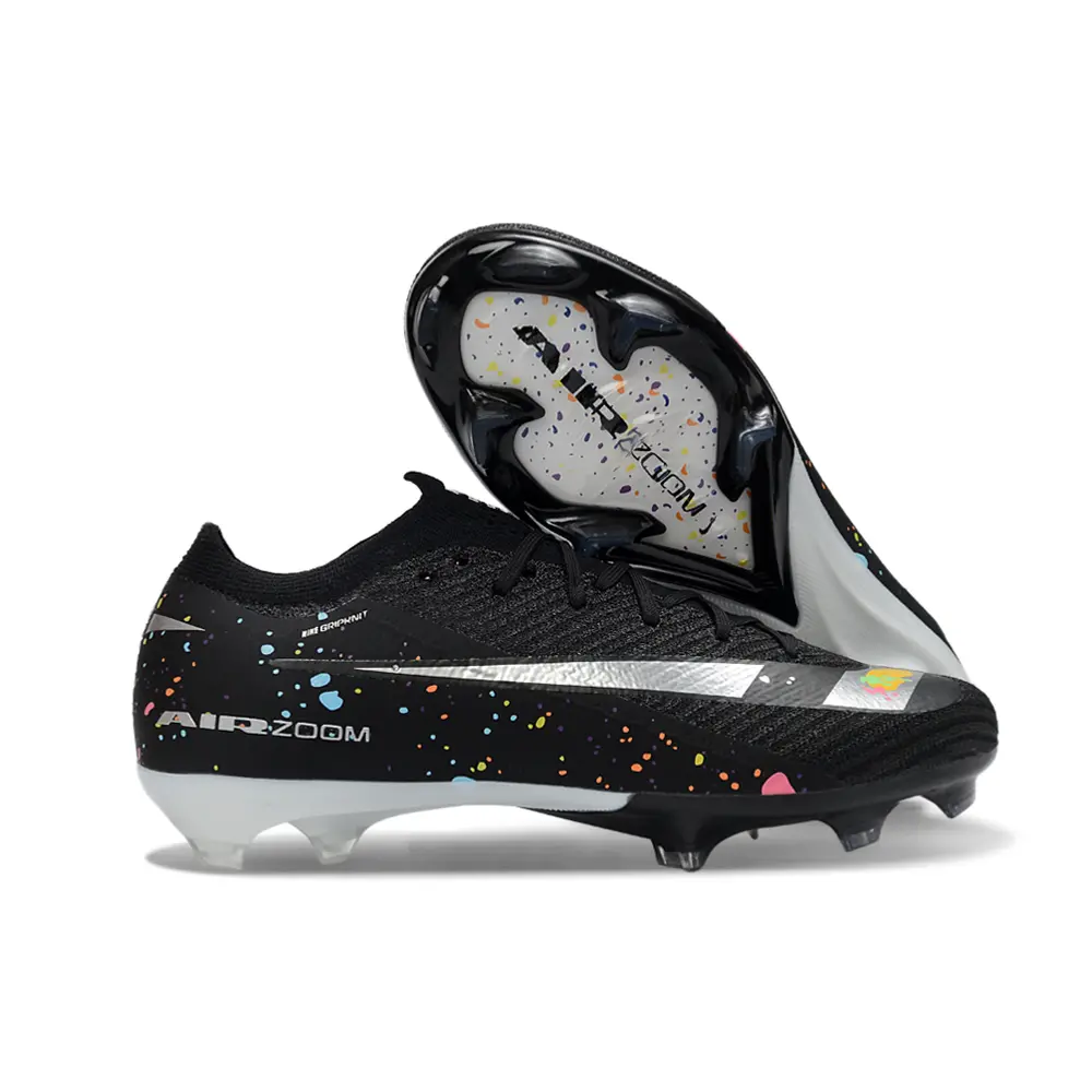 Chuteira Campo Nike Air Zoom Mercurial Vapor 16 Elite FG Preto e Colorido