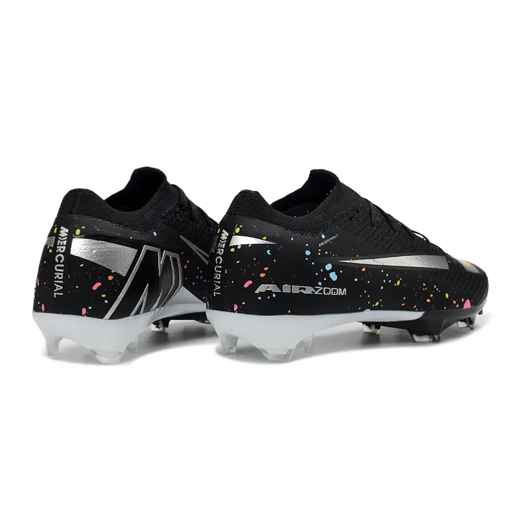 Chuteira Campo Nike Air Zoom Mercurial Vapor 16 Elite FG Preto e Colorido
