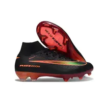 Chuteira Campo Nike Air Zoom Mercurial Superfly 10 Elite FG Preto e Laranja - imagem 3