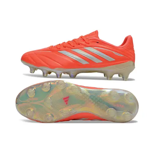 Chuteira Campo Adidas Copa Pure III Elite FG Laranja e Bege