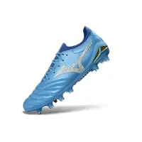 Chuteira Campo Mizuno Morelia Neo 4 Beta FG Azul Claro - imagem 6