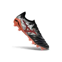 Chuteira Campo Mizuno Morelia Neo 4 Beta FG Preta, Vermelha e Branca - imagem 7