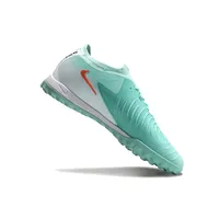 Chuteira Society Nike Phantom GX2 Elite TF Verde e Laranja - imagem 7