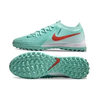Chuteira Society Nike Phantom GX2 Elite TF Verde e Laranja - imagem 2