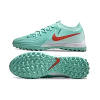 Chuteira Society Nike Phantom GX2 Elite TF Verde e Laranja  - imagem 2