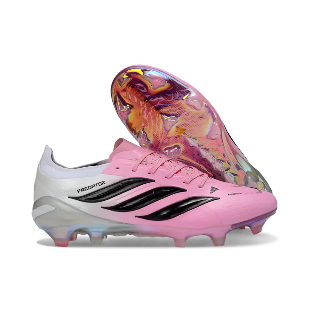 Chuteira Campo Adidas Predator 26 Elite FG Rosa 