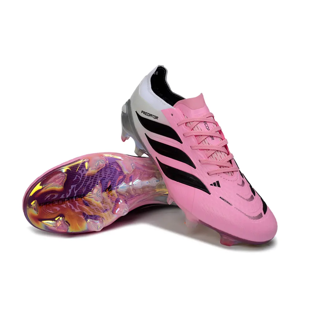 Chuteira Campo Adidas Predator 26 Elite FG Rosa 