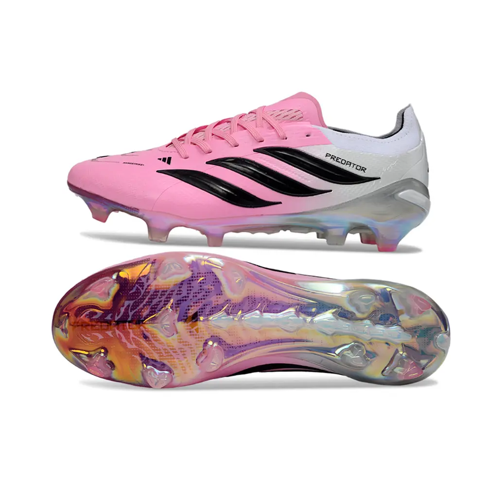 Chuteira Campo Adidas Predator 26 Elite FG Rosa 