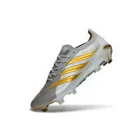 Chuteira Campo Adidas Predator 26 Elite FG Prata e Dourado - imagem 6
