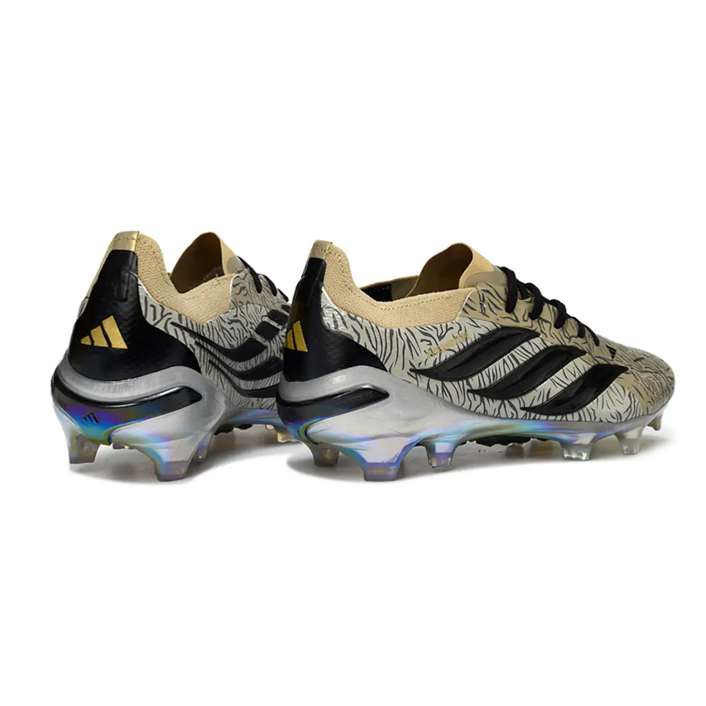 Chuteira Campo Adidas Predator 26 Elite FG Dourado e Preto