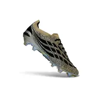 Chuteira Campo Adidas Predator 26 Elite FG Dourado e Preto - imagem 7