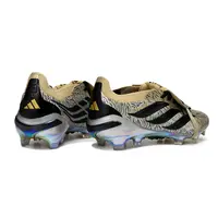 Chuteira Campo Adidas Predator Tongue 26 Elite FG Dourado e Preto - imagem 4
