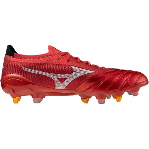 Chuteira Campo Mizuno Morelia Neo 4 Trava Mista Vermelho