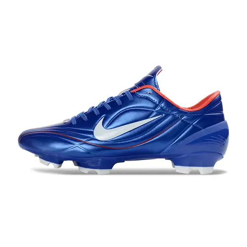 Chuteira Campo Nike Air Zoom Mercurial Vapor 1 R9 Elite FG Azul e Vermelho