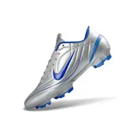 Chuteira Campo Nike Air Zoom Mercurial Vapor 1 R9 Elite FG Prata e Azul - imagem 6