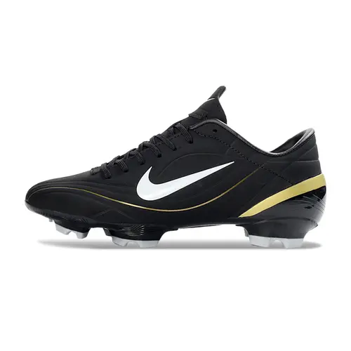 Chuteira Campo Nike Air Zoom Mercurial Vapor 1 R9 Elite FG Preto e Dourado