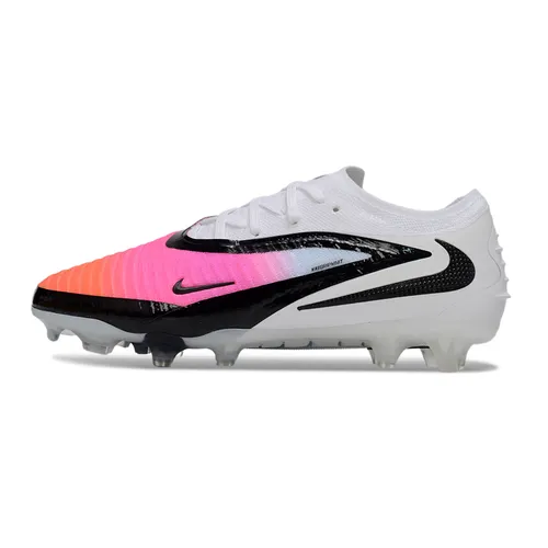 Chuteira Campo Nike Phantom GX 6 Elite FG Branco, Preto e Colorido
