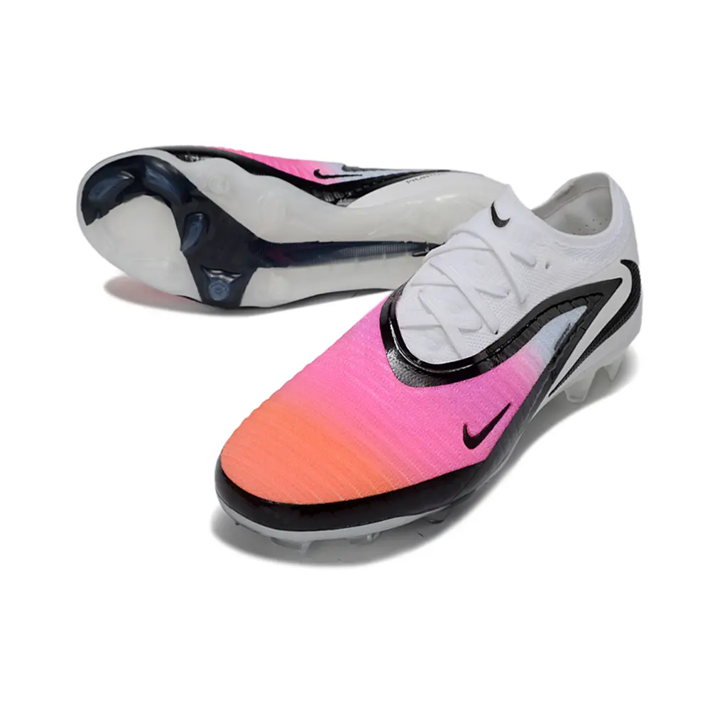 Chuteira Campo Nike Phantom GX 6 Elite FG Branco, Preto e Colorido