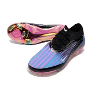 Chuteira Campo Nike Phantom GX 6 Elite FG Preto, Rosa e Azul - imagem 5