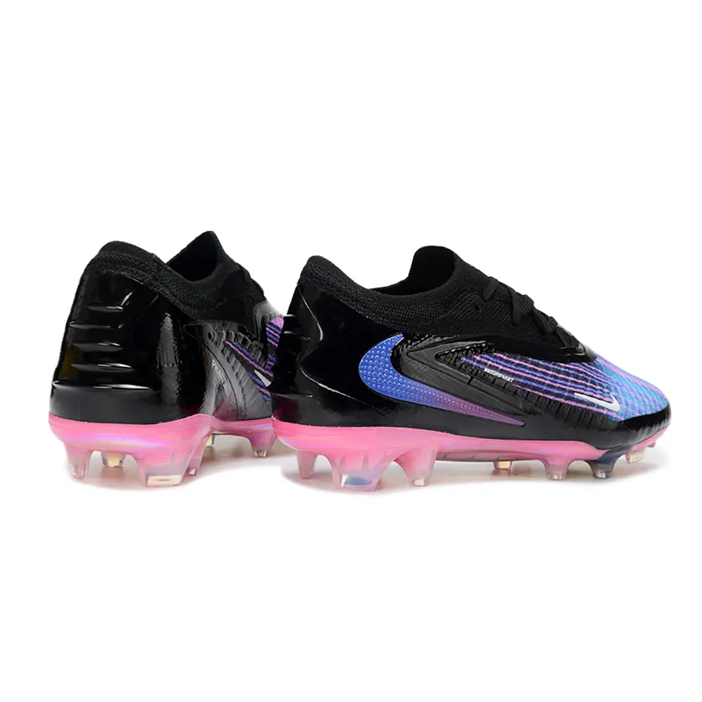 Chuteira Campo Nike Phantom GX 6 Elite FG Preto, Rosa e Azul