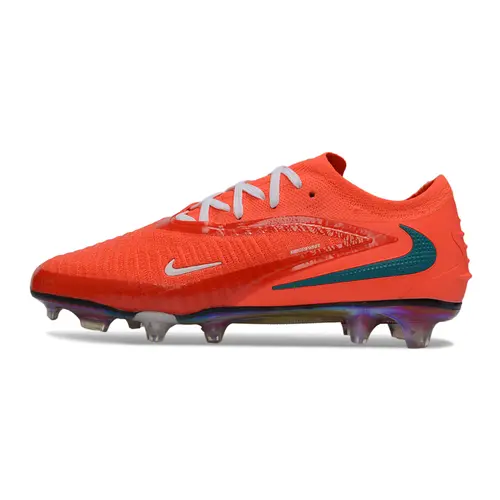 Chuteira Campo Nike Phantom GX 6 Elite FG Laranja e Branco