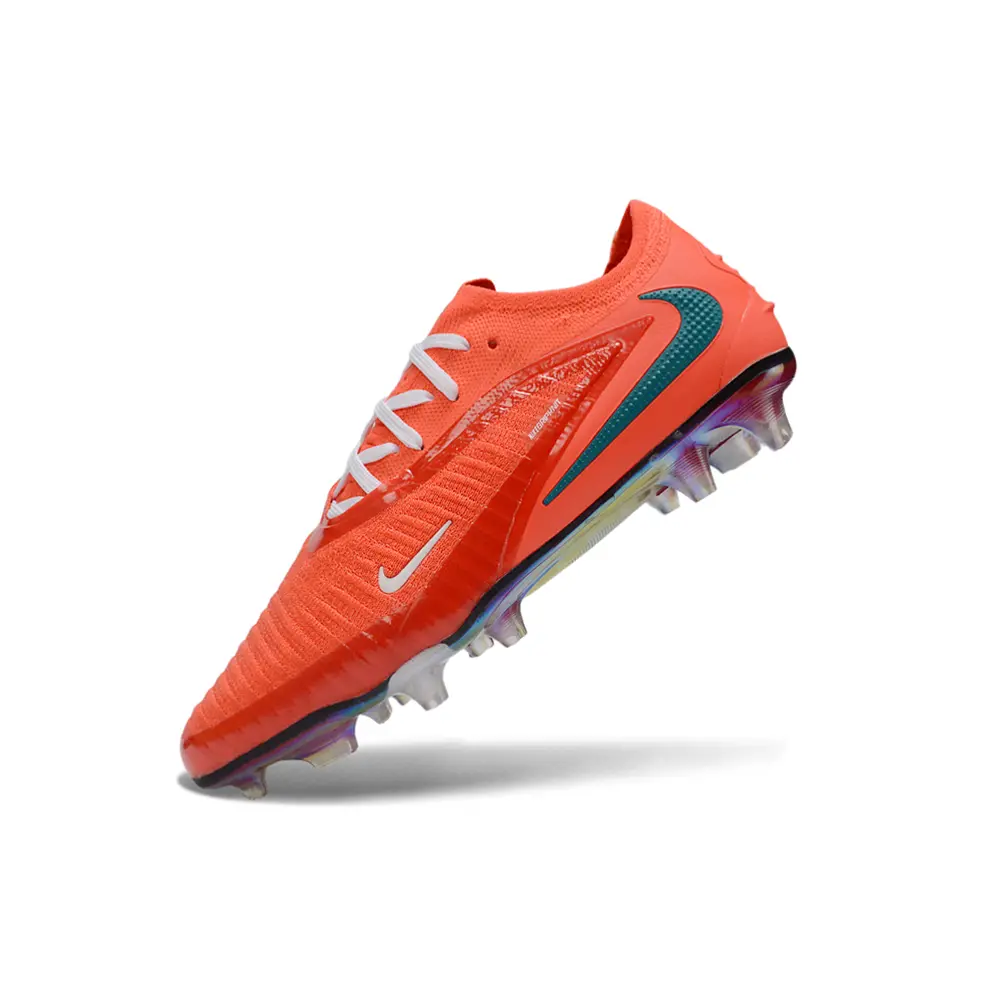 Chuteira Campo Nike Phantom GX 6 Elite FG Laranja e Branco