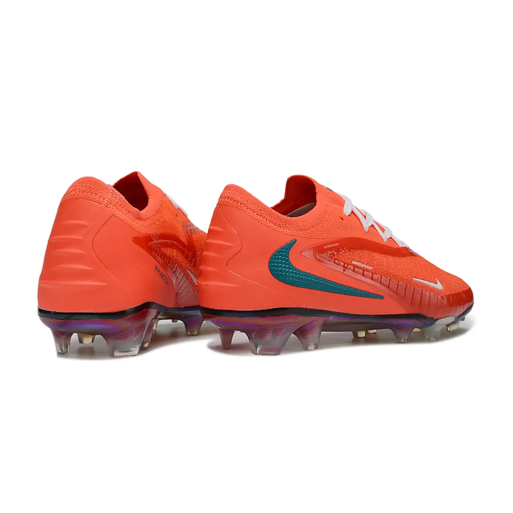 Chuteira Campo Nike Phantom GX 6 Elite FG Laranja e Branco